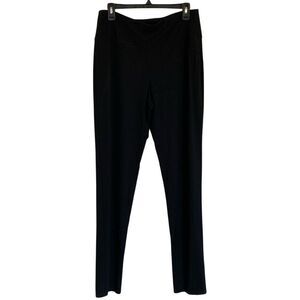 J. Jill Wearever Womens Smooth Fit Slim Leg Pant Black Size MT‎ Pull On Knit